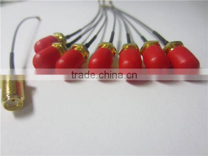 10cm Mini U.FL / IPEX to RP-SMA Antenna WiFi Wireless WAN Pigtail Cable IPX Bulkhead