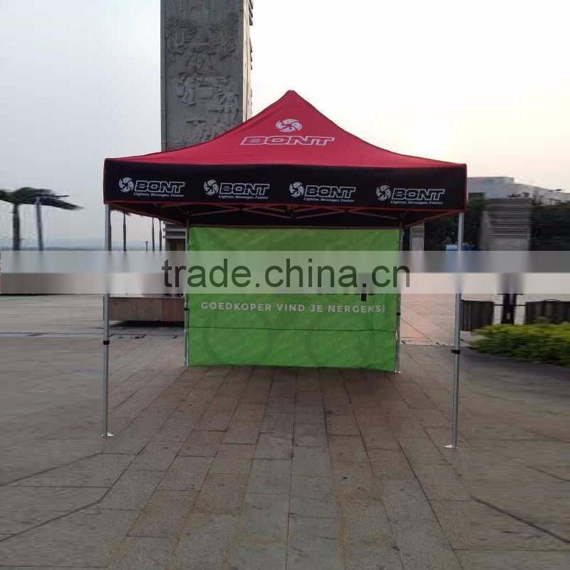 10x10 portable pop up canopy tent advertising use printed custom logo promotional gazebo tent with sides