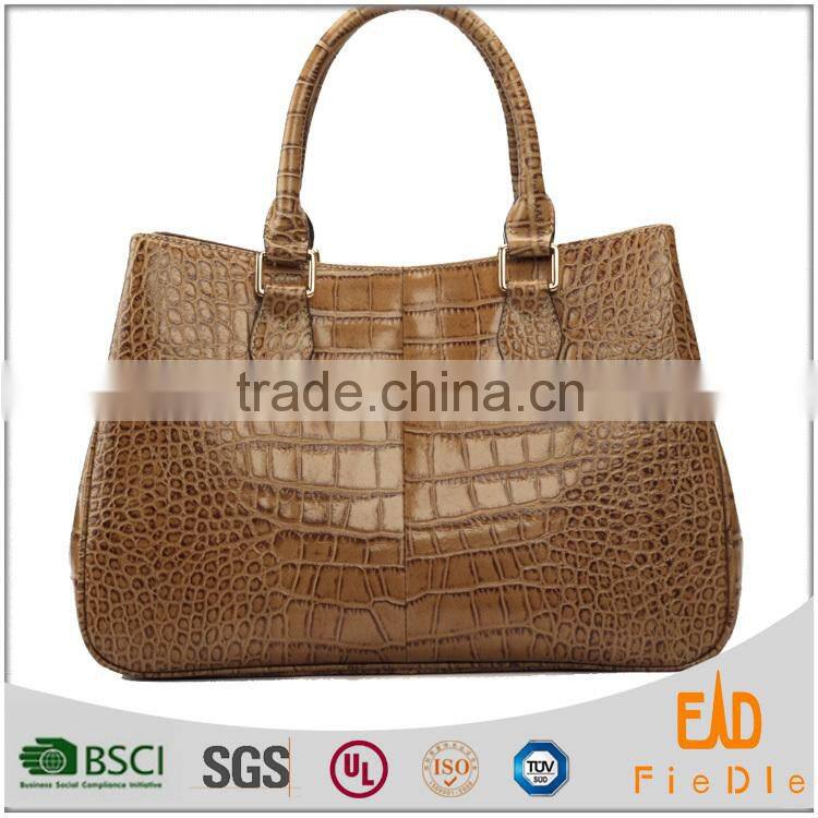 N1038B-A2374 2015 hot stylish bag croc leather handbag European Tote Bag