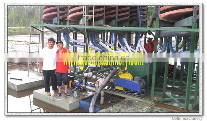 Zircon sand mining equipment spiral separator