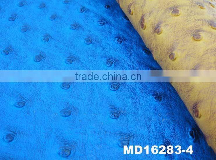 Synthetic Ostrich Leather Fabric For Bag