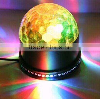 RGB led sun magic ball disco lighting led crystal magic ball light with led strip
