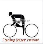 Custom Newest design Quick Dry Breathable plain cycling jersey for 2016