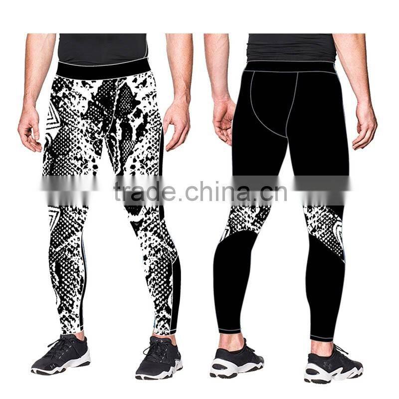 (Trade Assurance) custom Men Compression pants/full length pants