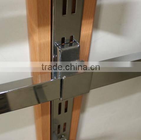 Double slotted metal wall strip for MDF board