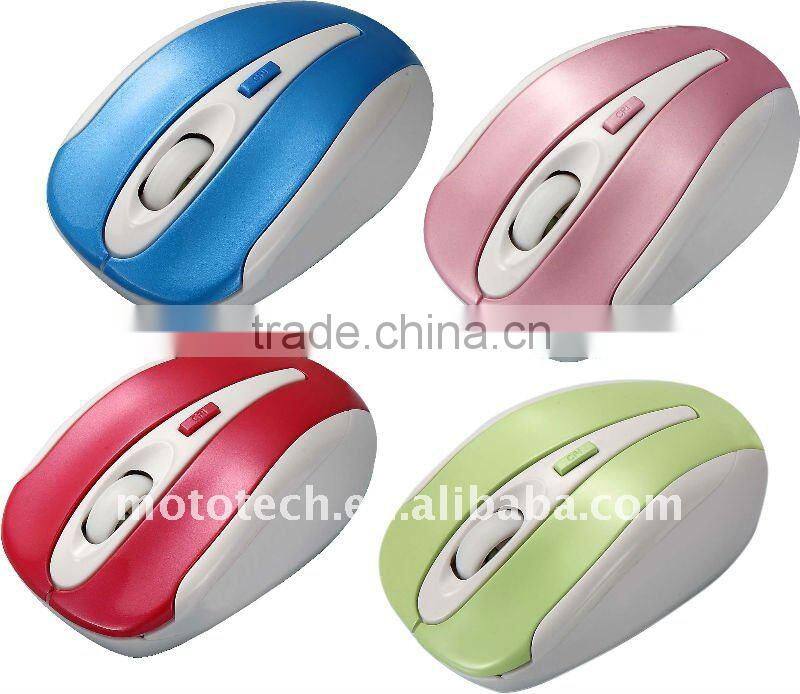 Ergonomical 2.4G Wireless optical mouse with Avago optical sensor