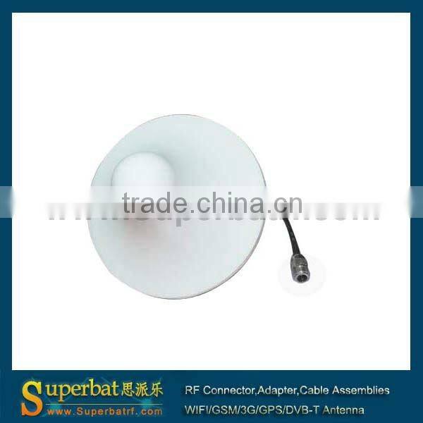 800-2500MHz GSM/GPRS/EDGE/UMTS/HSPA/CDMA/3G Ceiling Antenna 3dBi 2.4 ghz wifi grid antenna
