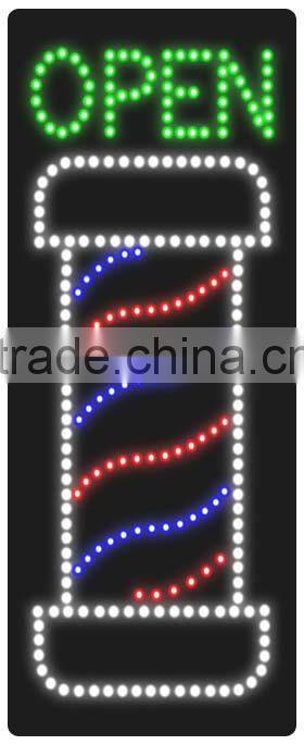 Square LED Sign open adviterising sign for the beauty salon nail shops hair salon all shops OEM is welcome