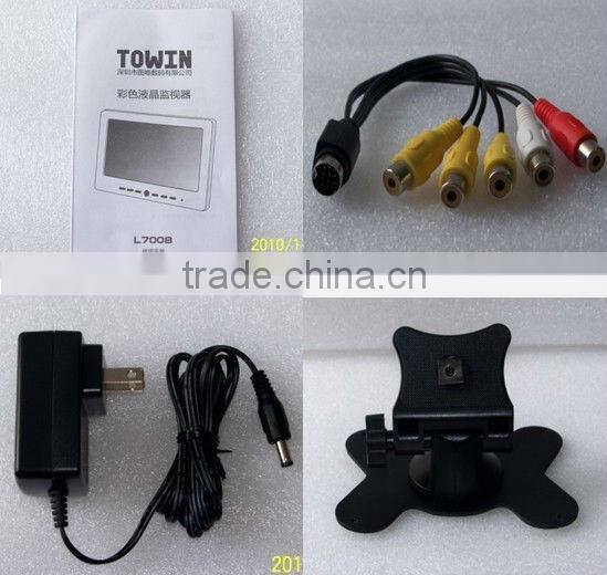 7 inch CCTV monitor/Industrial Monitors/crane monitor factory