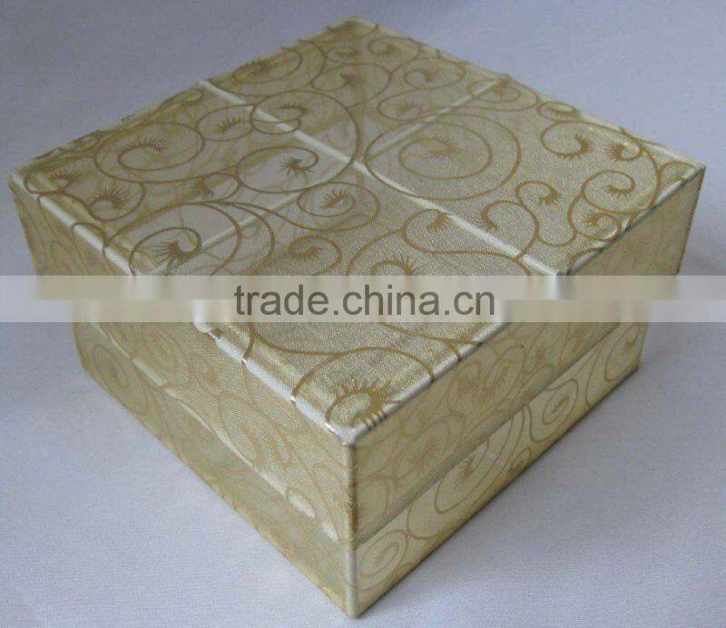 decorative organza gift cosmetic boxes