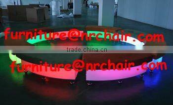 shanghai commercial furniture wholesale acrylic led lighted lounge snake sofa