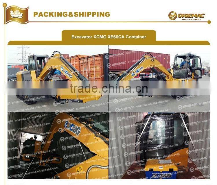 chinese mini excavator XCMG XE60CA small excavator