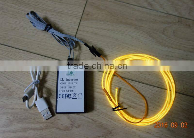 Explosion news!!!Develop production newly DC5V USB charge battery EL inverter