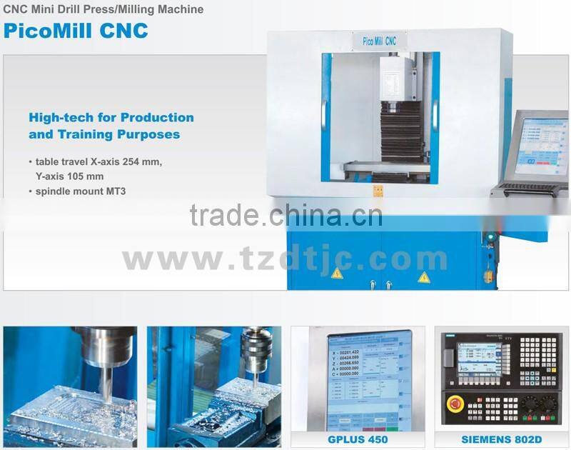 CNC Mini Drill Press/Milling Machine - PicoMill CNC GP for training, model construction and small batch productions