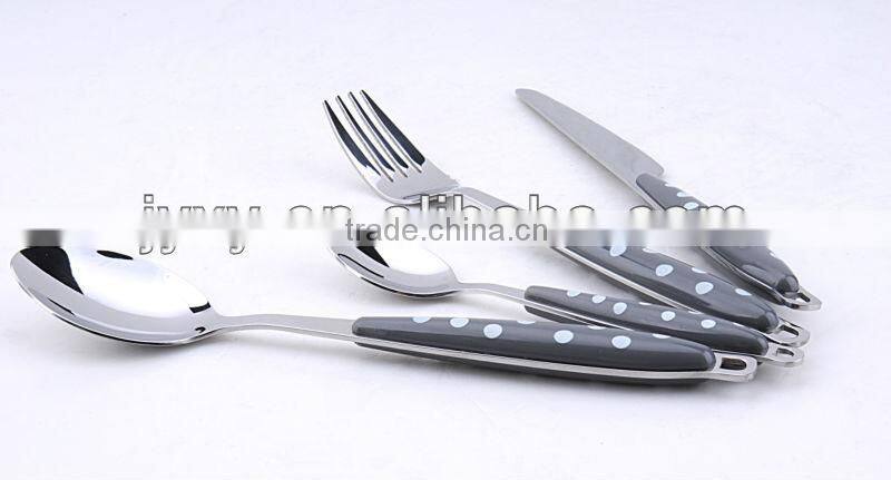 Flatware Colored Plastic Handle