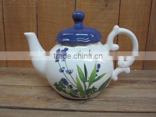 New lavender design ceramic butter dishes