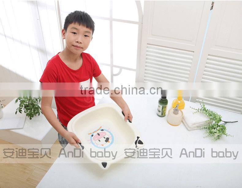 Hot selling! Eco-friendly New PP lovely cow basin plastic child basin