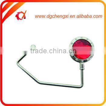 Pink Crystal Metal Bag Hanger