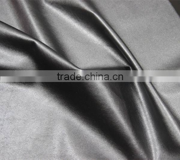 100% viscose PU leather fabric for clothing and jacket garment