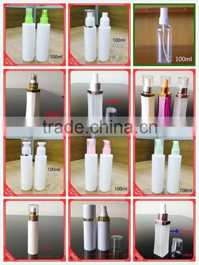In Stock 3oz 100ml plastic spray bottle