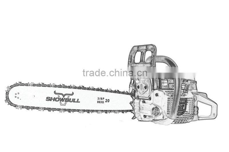 Gas chainsaw 52cc Euro 2 /CE certification