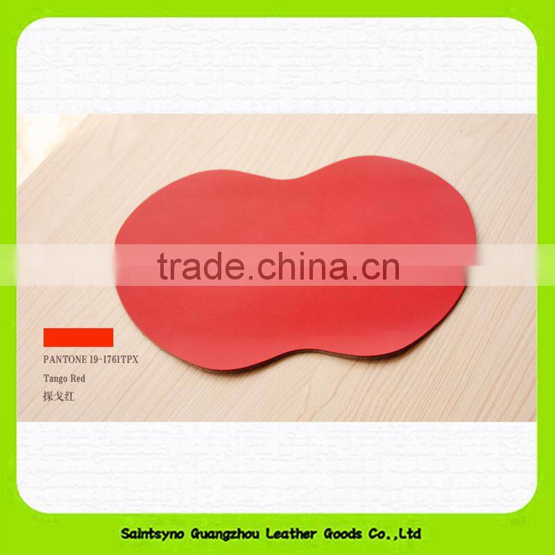 15013 Custom beautiful leather gaming mouse pad