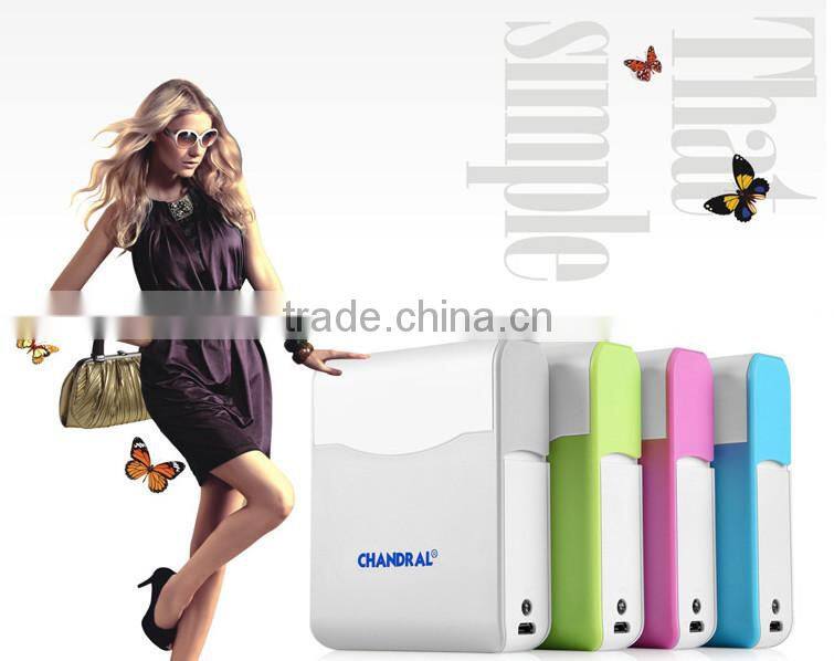 Hot selling fashion make-up case mirror power bank for women