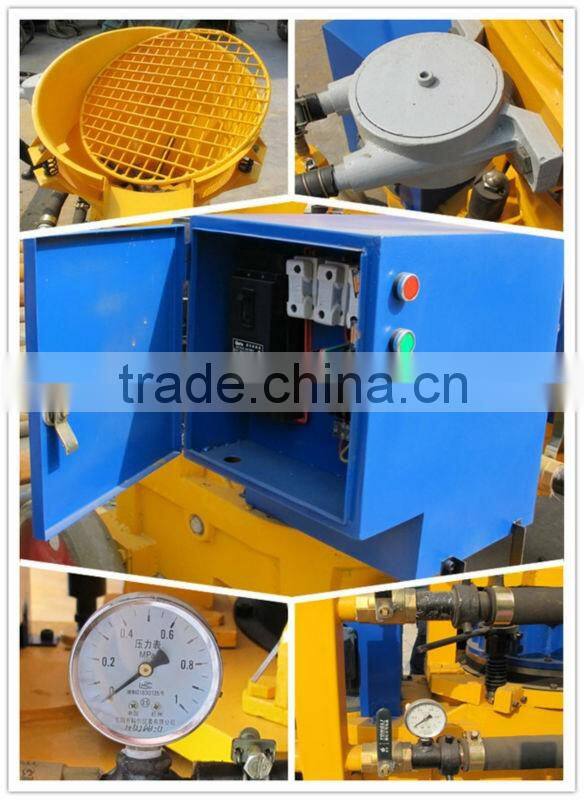 dry Construction cement mixed gunite engine Pz-3 with high quality