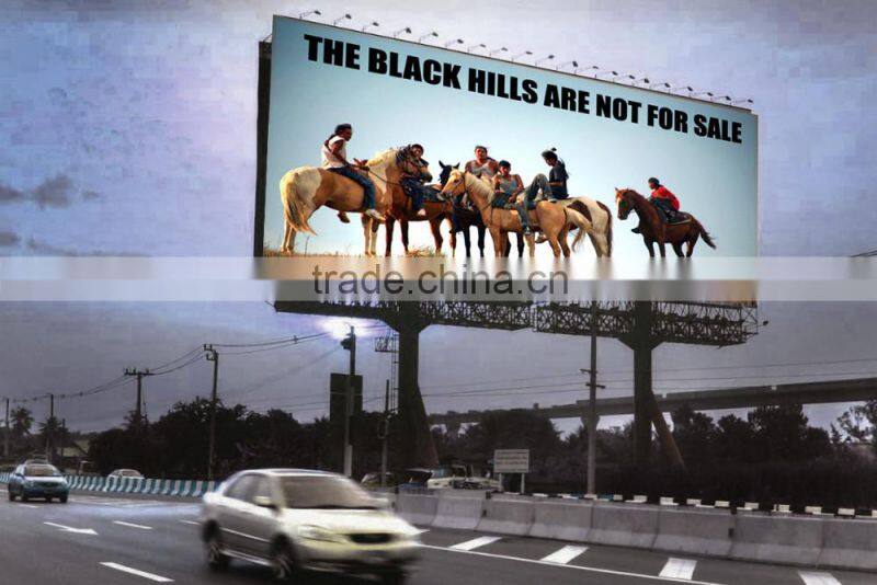 highway road Three-side outdoor billboard