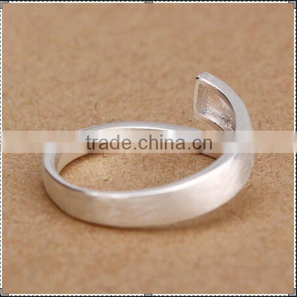 100% certificate international standard 925 silver ring silver jewelry
