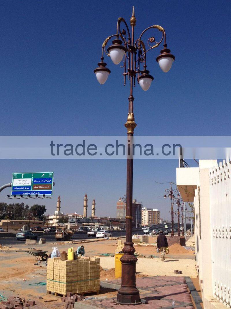 price lighting pole tapered aluminum tube hot dip galvanized bolt garden lamp post