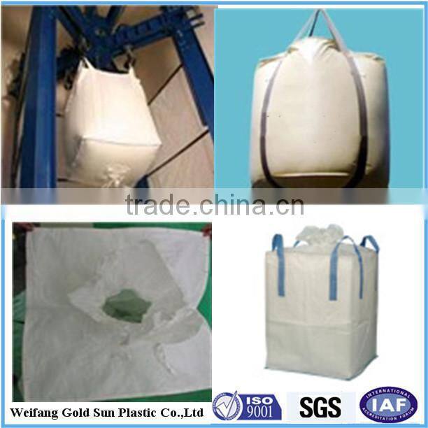 one ton bulk bag,Baffle jumbo bags, Q-bag,bulk bag for packing,bulk container liner bag