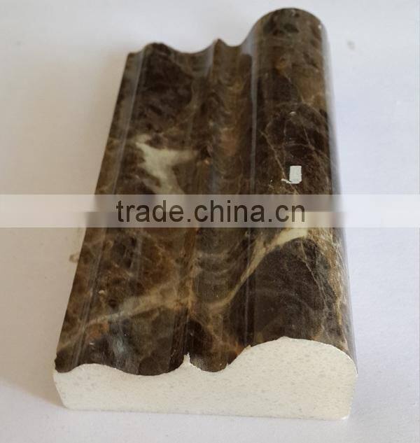 elegant stone wall chair rails molds