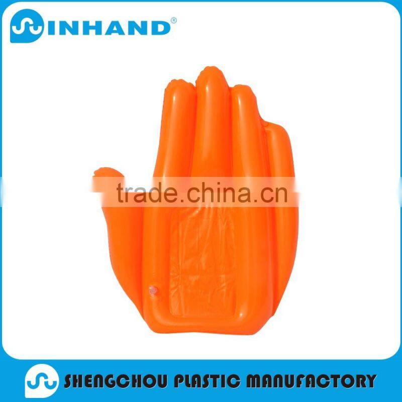 2016Manufacturers selling EN71-1-2-3 Eco-friendly PVC Inflatable yellow hand/giant inflatable hand/inflatable middle finger hand