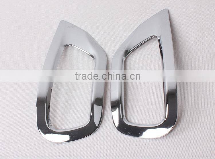 Chrome Rear Tail Fog Light Lamp Cover Trim 2pcs REAR FOG LAMP COVER FOR JEEP GRAND CHEROKEE 2014