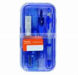 plastic box Compass set with ball pen and pencil lead BINT40026