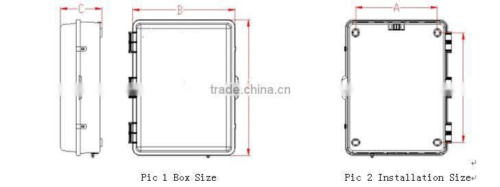 FIber Optical Terminal Box Splitter box wall mounted box 4pc 1*8 drawer plc or 2pc 1*16 drawer PLC
