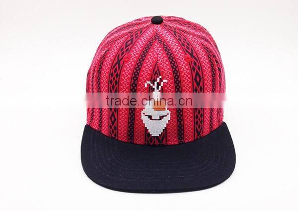 Cool Plain Custom Embroidery Customize High Quality 5 Panel Acrylic Snapback Caps