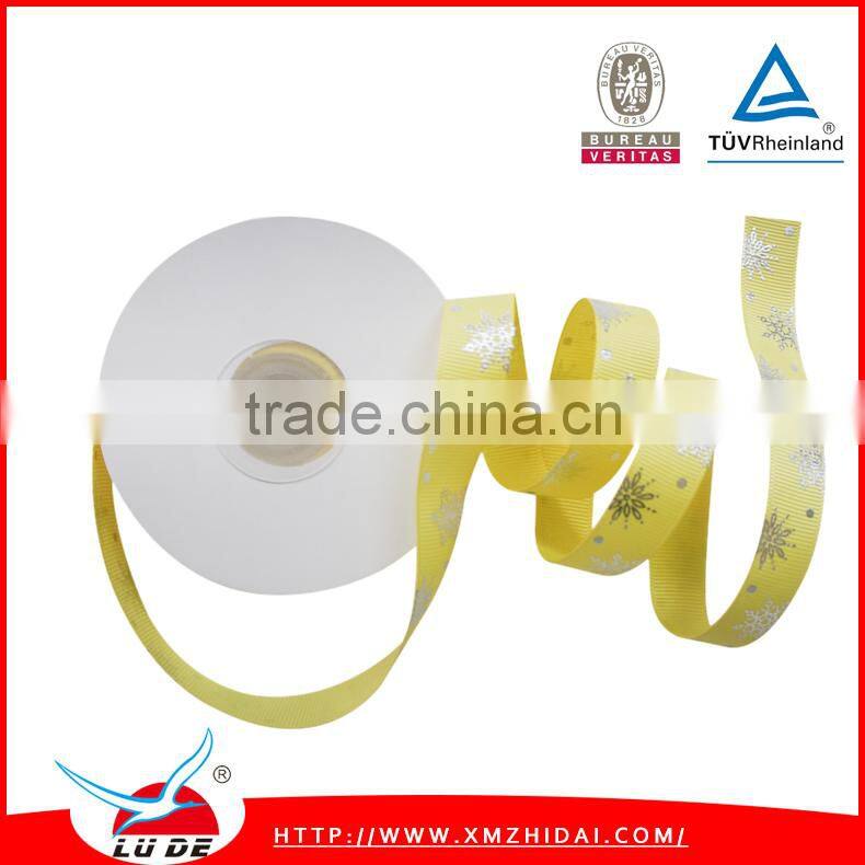 2015 wholesale high-quality customized printed grosgrain ribbon