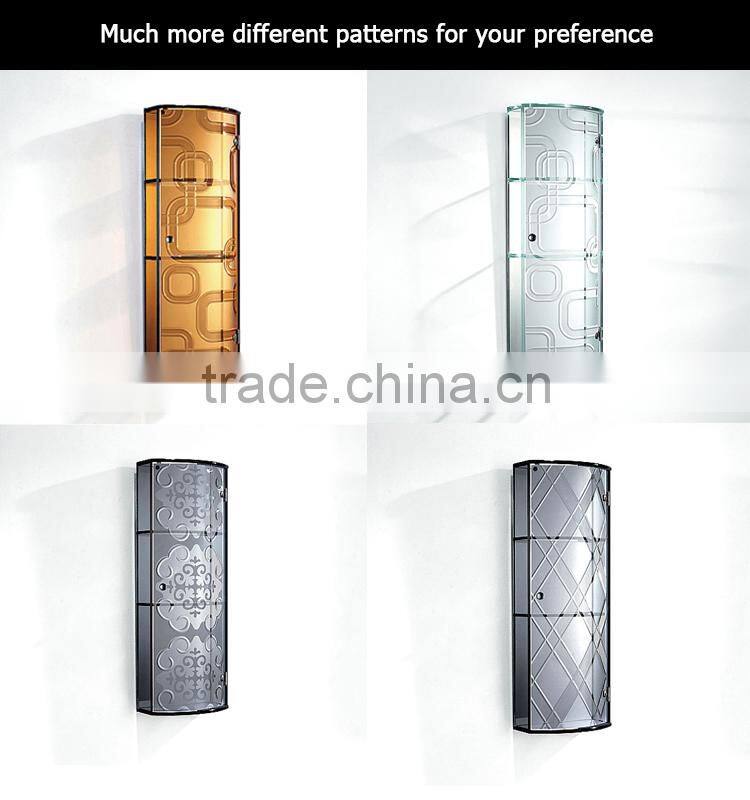 Modern cabinet hotel glass bathroom furniture