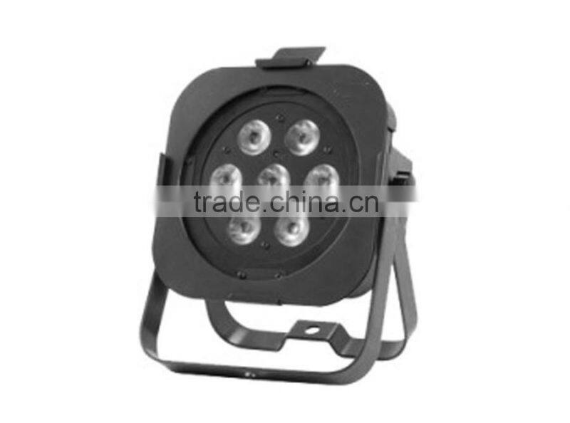 70W LED flat par light, 7*10W ( 4-in-1)LED projects no RGBW shadows