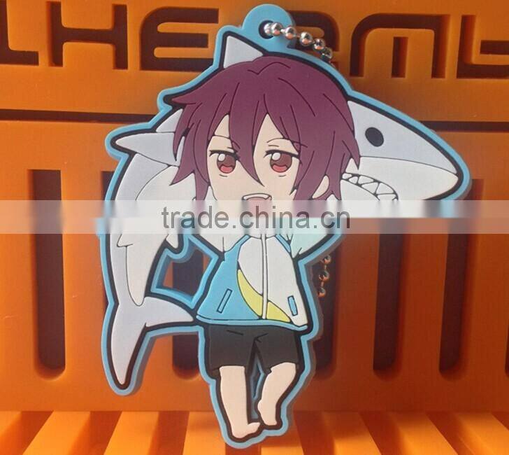 wholesale keychain/keychain maker/soft pvc rubber key chain