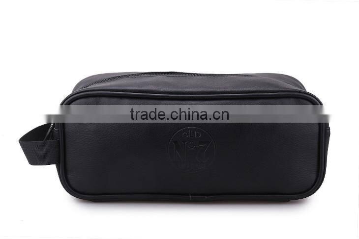 Factory direct hot new products for 2015 leather washing bag