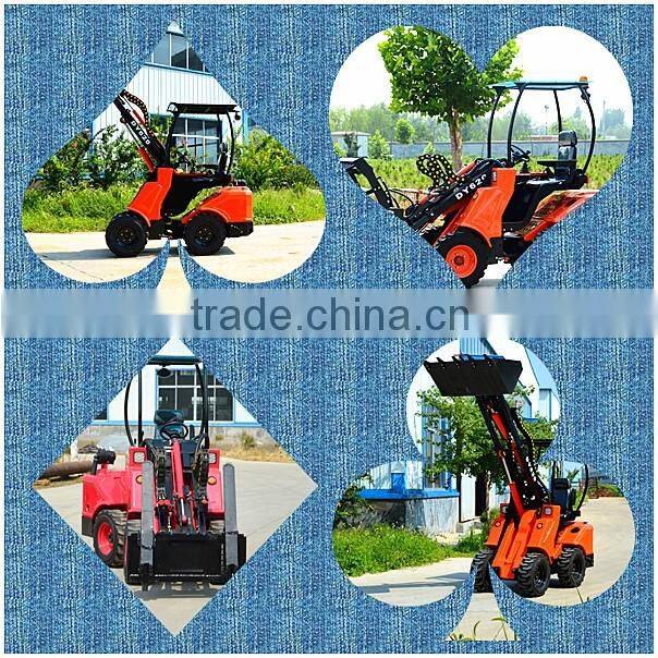 four wheel drive small wheel loader DY620