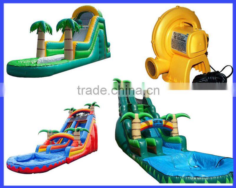 China Henan inflatable slide, giant inflatable water park slide