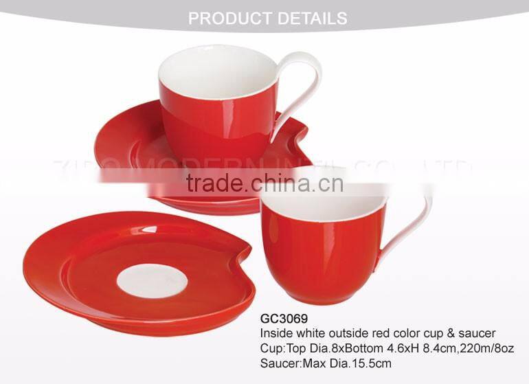 Mini ceramic cup and saucer coffee cup set cup and saucer