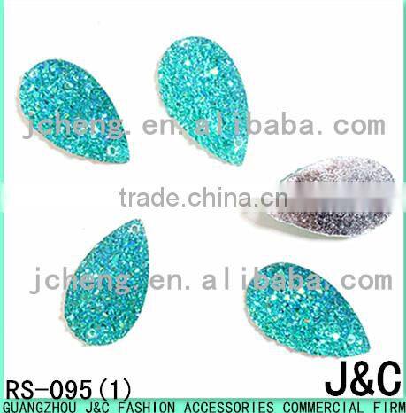 16*31Crushed effect horse eye resin stone