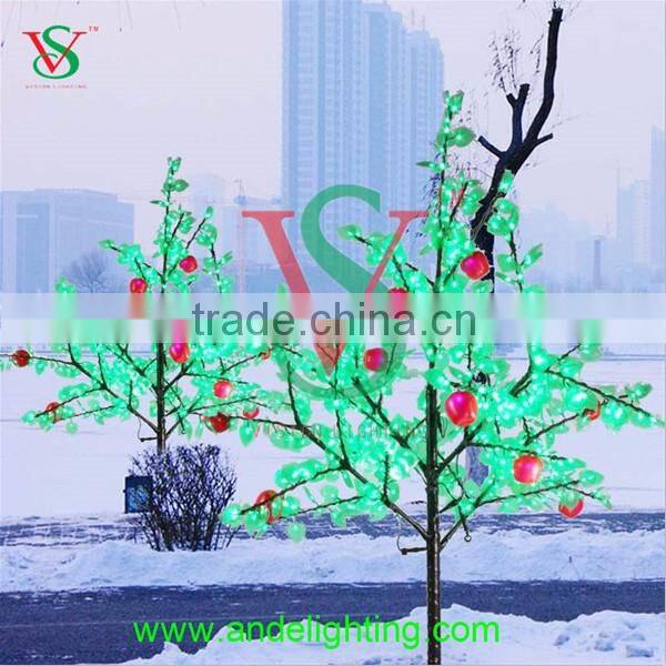 Outdoor artificial led tree light lighted fruit tree