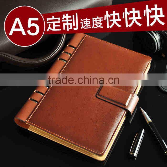 Top sale fashion design with calculator multifunction office&school leather notebook