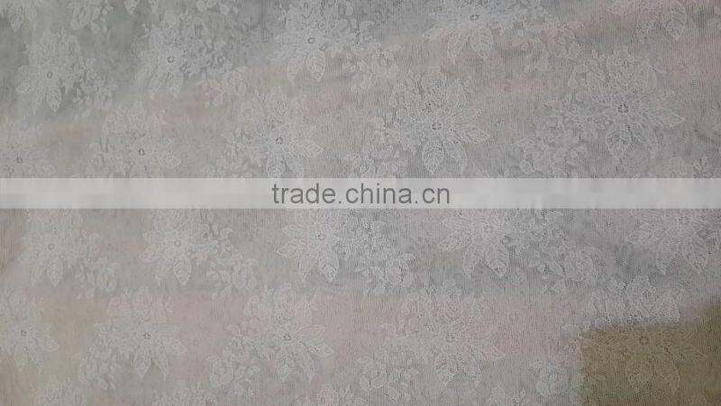 100% Nylon Warp Knited 110 g Ultra Thin Floral Pattern Jacquard Mesh Fabric, for Fashion dress, Lingerie